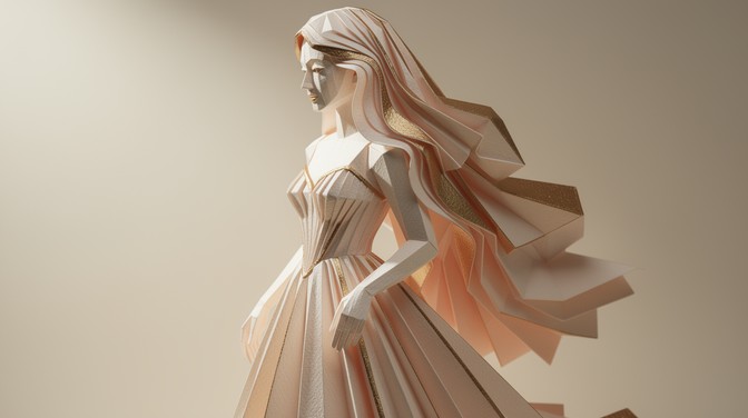 Paper Female Tutorial Free Elegant Paper Woman Image - Origami, Paper, Sculpture | Download ...