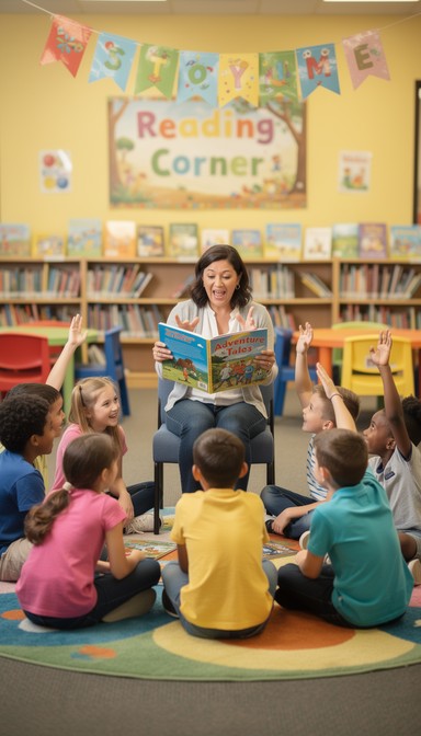 Free Story Time Together Image - Children, Library, Reading | Download ...