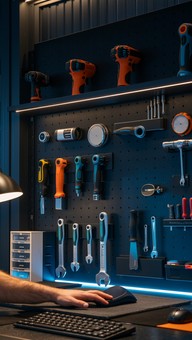 Free Precision Tool Station Image - Tools, Workshop, Organized ...