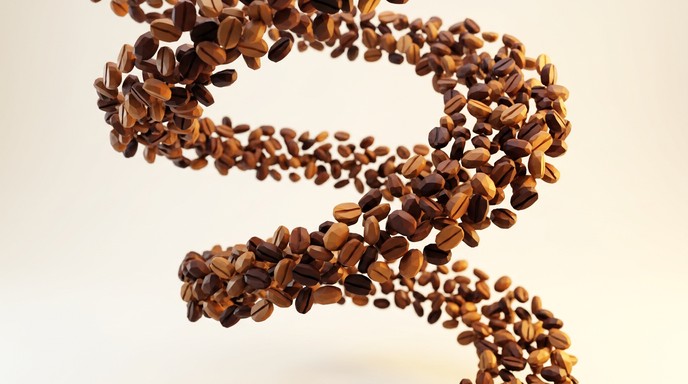 Free Geometric Coffee Cascade Image - Coffee, Beans, Geometric ...