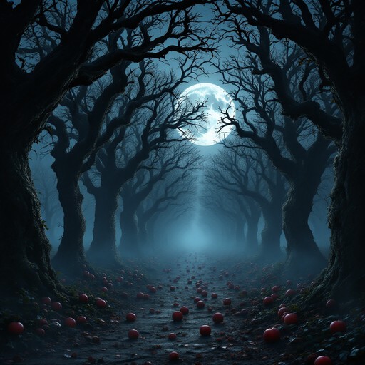 Free Moonlit Apple Path Image | Download at StockCake