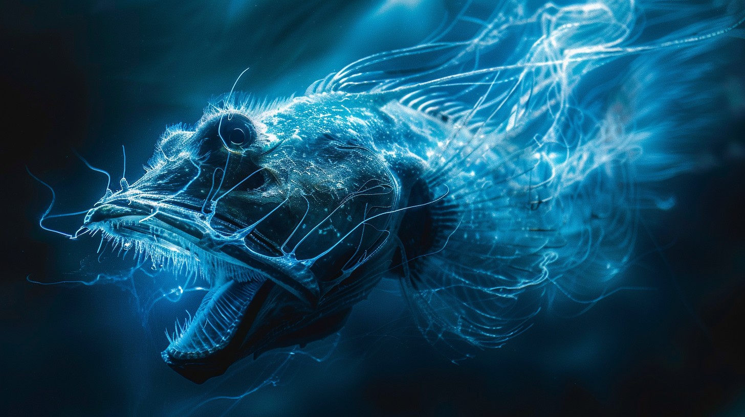 Free Ethereal Deep-Sea Fish Image - Deep-sea, Bioluminescence, Fish ...