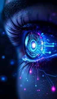 Free Cyberpunk Eye Glows Image - Cyberpunk, Holographic, Futuristic ...