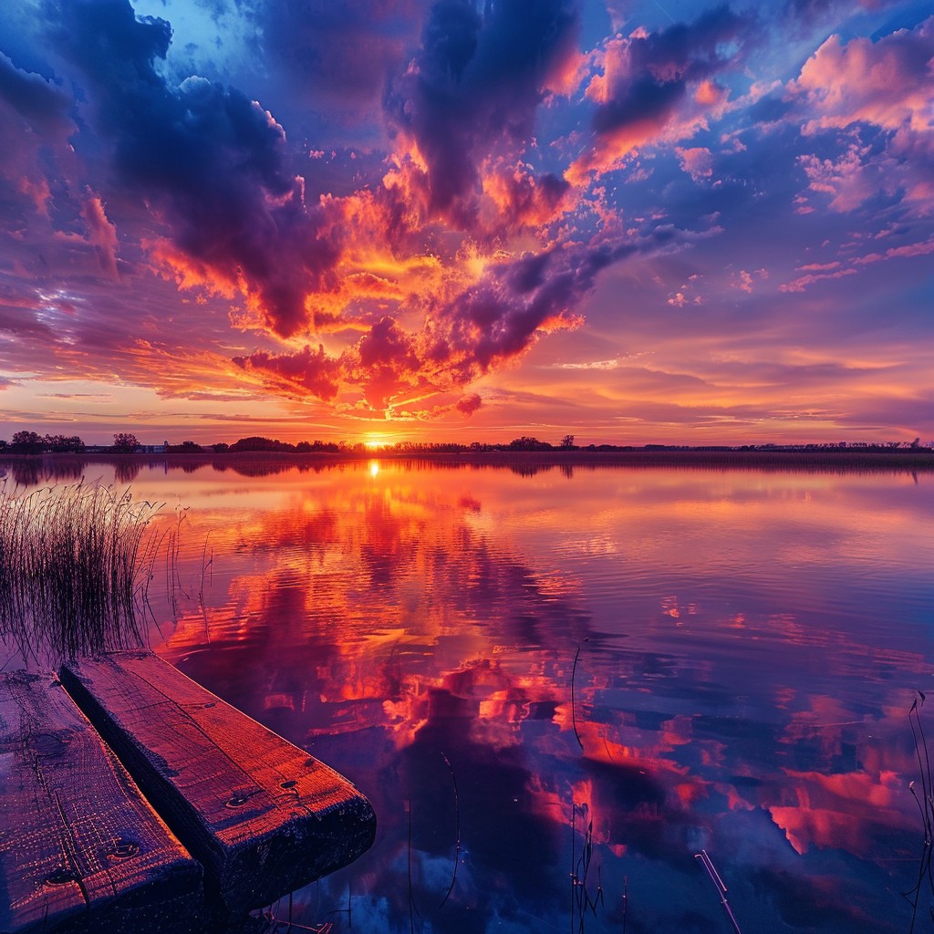 Sunse View Free Stunning Sunset View Image - Sunset, Lake, Clouds | Download at ...