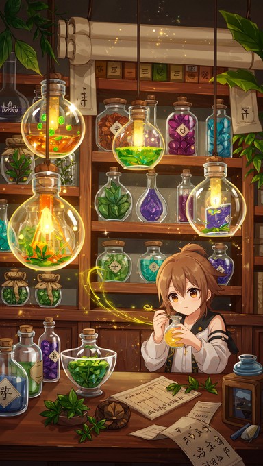 Free Magical Potion Crafting Image - Anime, Manga, Potion | Download at ...