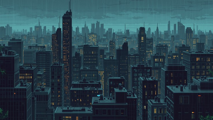 Free Pixel Time Zones Image - Pixel, Isometric, Cityscape | Download at ...