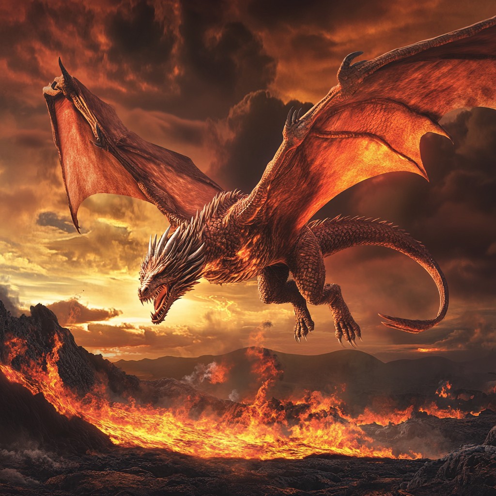 Free Majestic flying dragon Image - Dragon, Fantasy, Fire | Download at ...