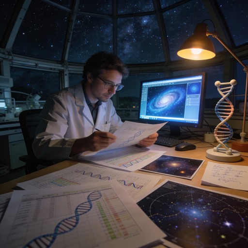 Free DNA Under Stars Image - Scientist, Geneticist, Research | Download ...