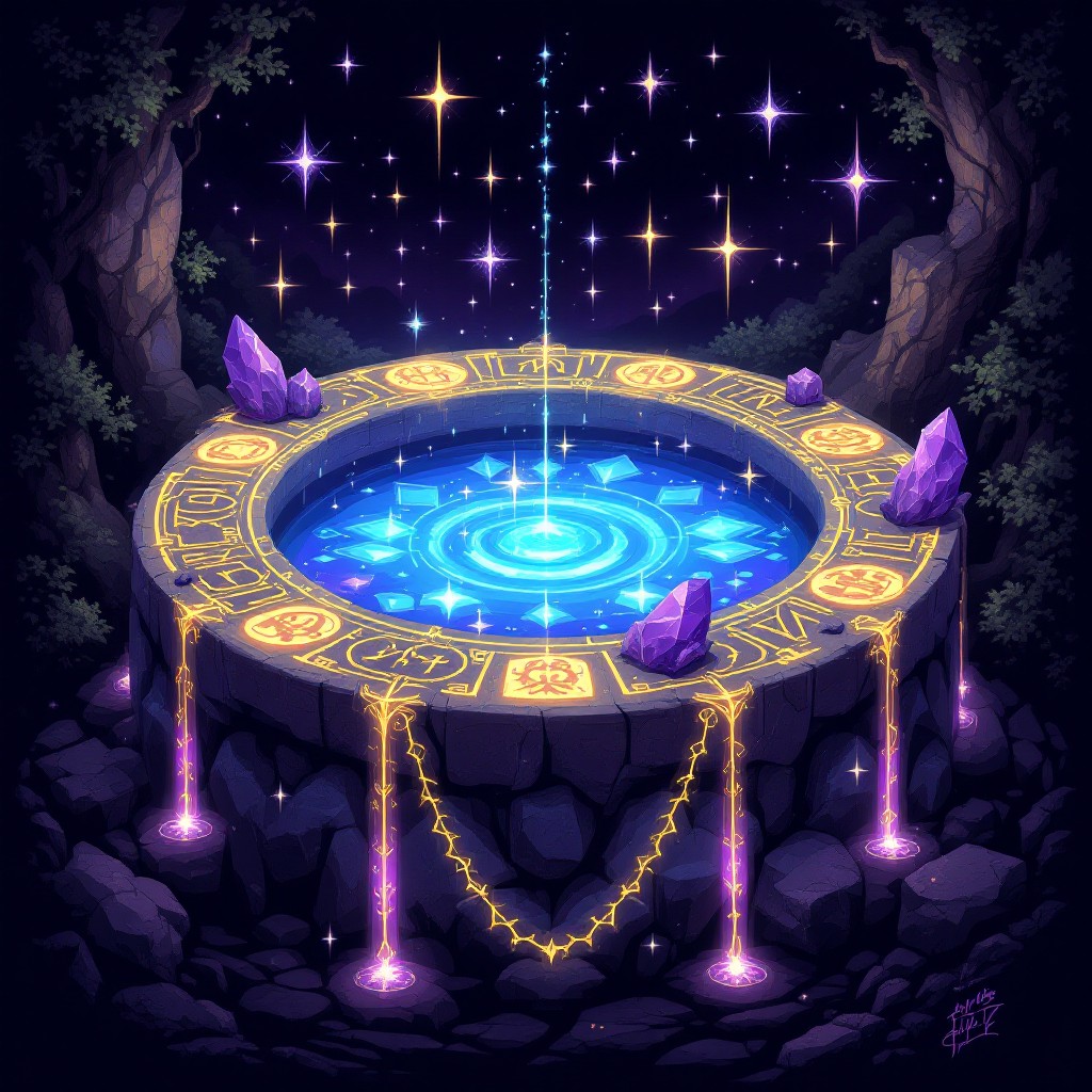 Free Mystical Pixel Wellspring Image - Wellspring, Magical, Pixel ...