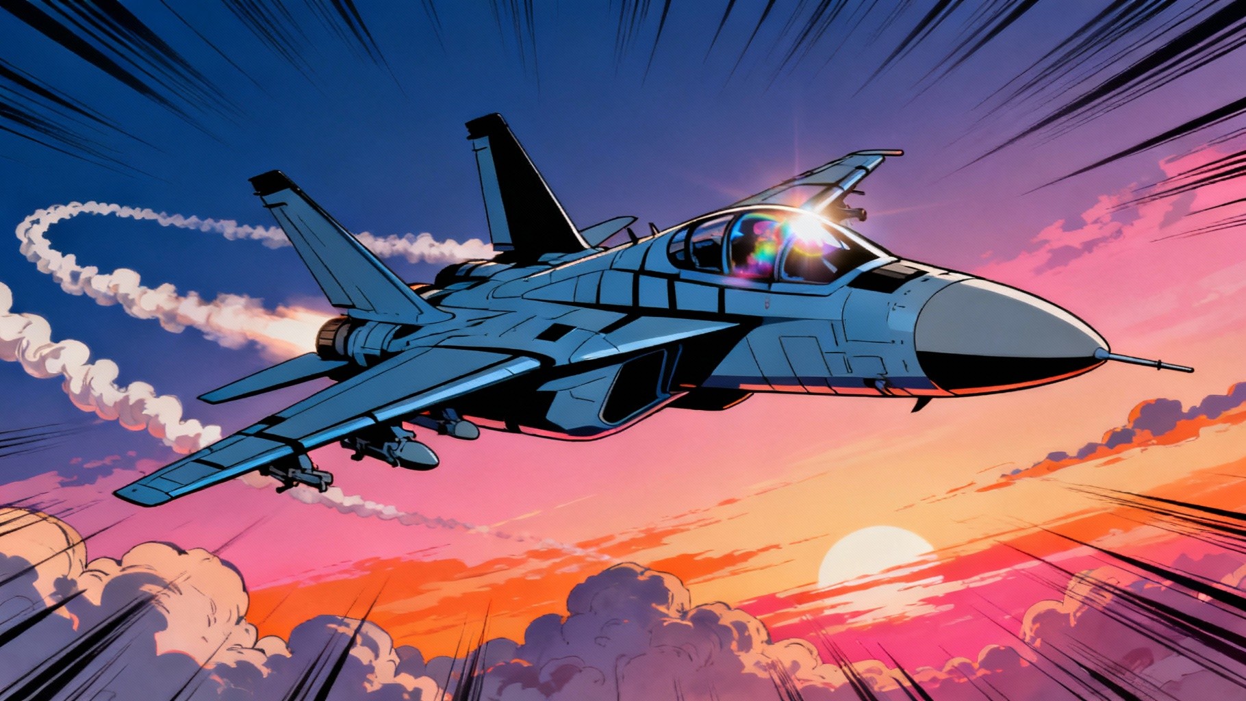 Plane Racing Anime Free Jet Speed Flight Image - Anime, Manga, Jet | Download at StockCake
