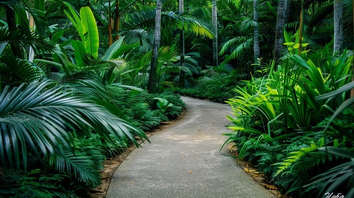 Free Lush Green Path Image - Tropical, Forest, Path | Download at StockCake