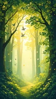 Free Magical Forest Path Image - Forest, Magical, Sunbeams | Download ...