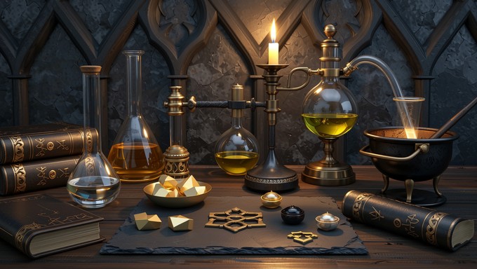 Free Victorian Alchemy Experiment Image - Alchemy, Laboratory, Gothic ...