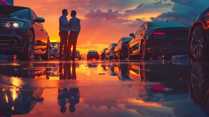 Free Sunset Parking Romance Image - Sunset, Romance, Vintage | Download ...