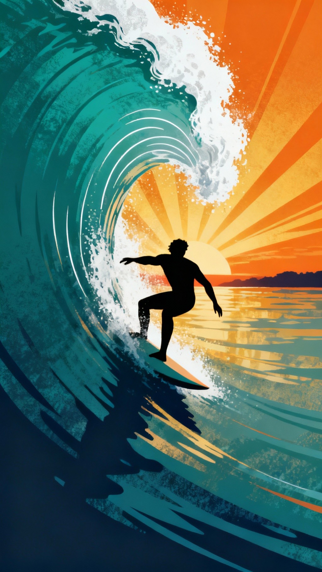Free Sunset Wave Rider Photo - Surfer, Wave, Sunset | Download at StockCake