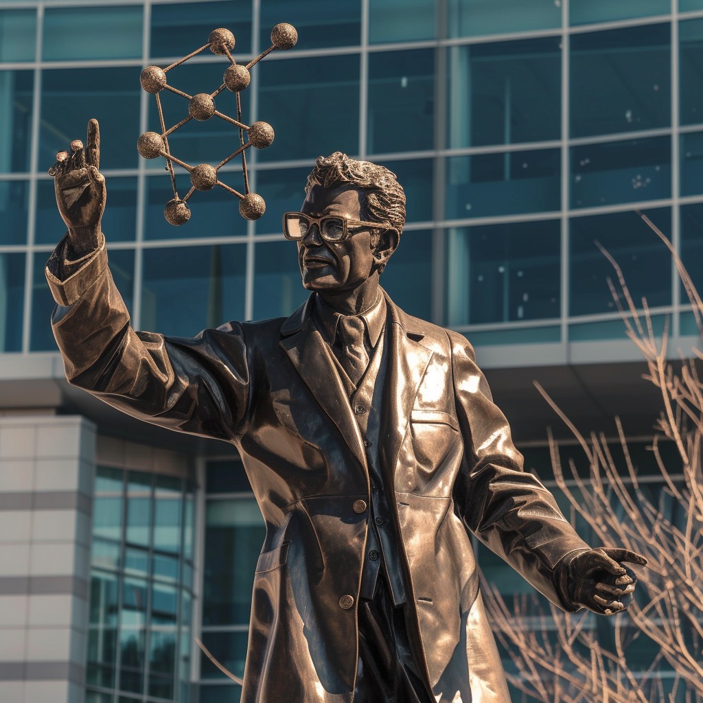 Free Bronze Scientist Statue Image - Bronze, Statue, Scientist ...