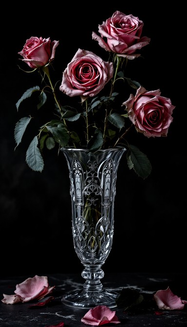 Gothic Standard Roses Free Fading Gothic Roses Image - Roses, Flowers, Vase | Download at ...