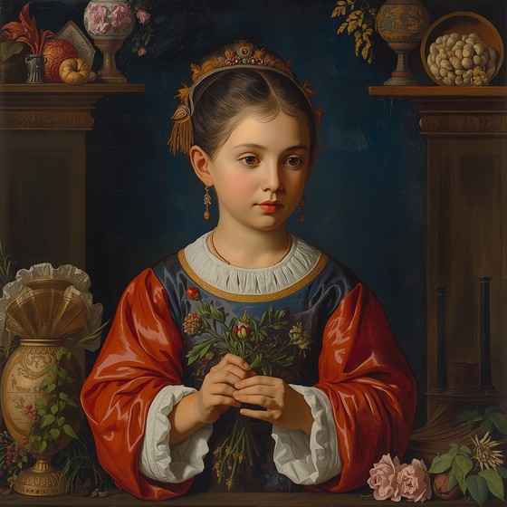 Red Renaissance Painitng Free Renaissance Girl Portrait Image - Portrait, Girl, Renaissance ...