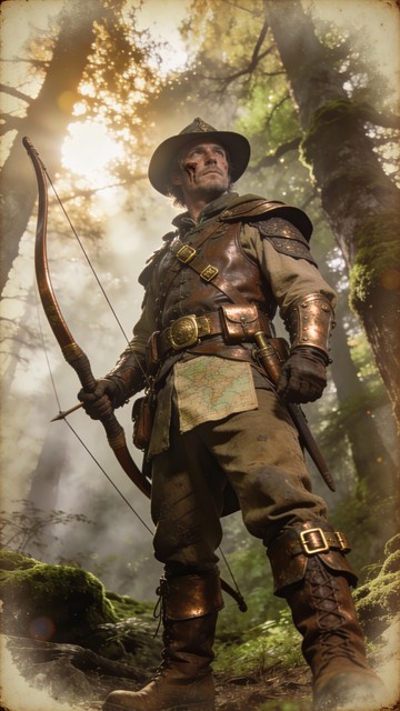 Forest Ranger 50s Free Vintage Forest Ranger Image - Ranger, Vintage, Sepia | Download at ...