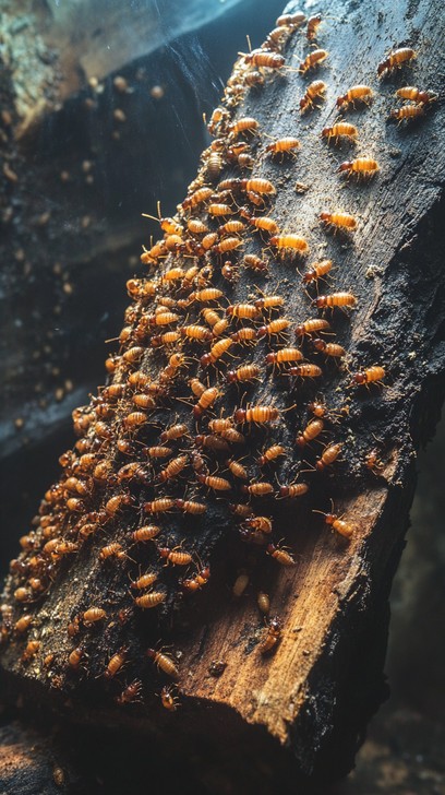 Free Termites on log Image - Termites, Log, Wood | Download at StockCake