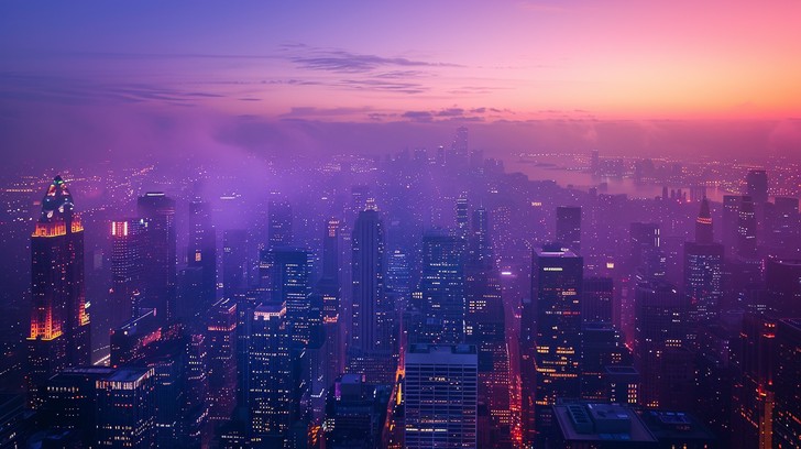 Free Twilight Cityscape View Image - Twilight, Town, Dusk | Download at ...