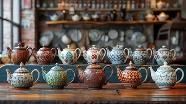 Teapots Collection Disaster Free Vintage Tea Collection Image - Vintage, Teapots, Teacups ...