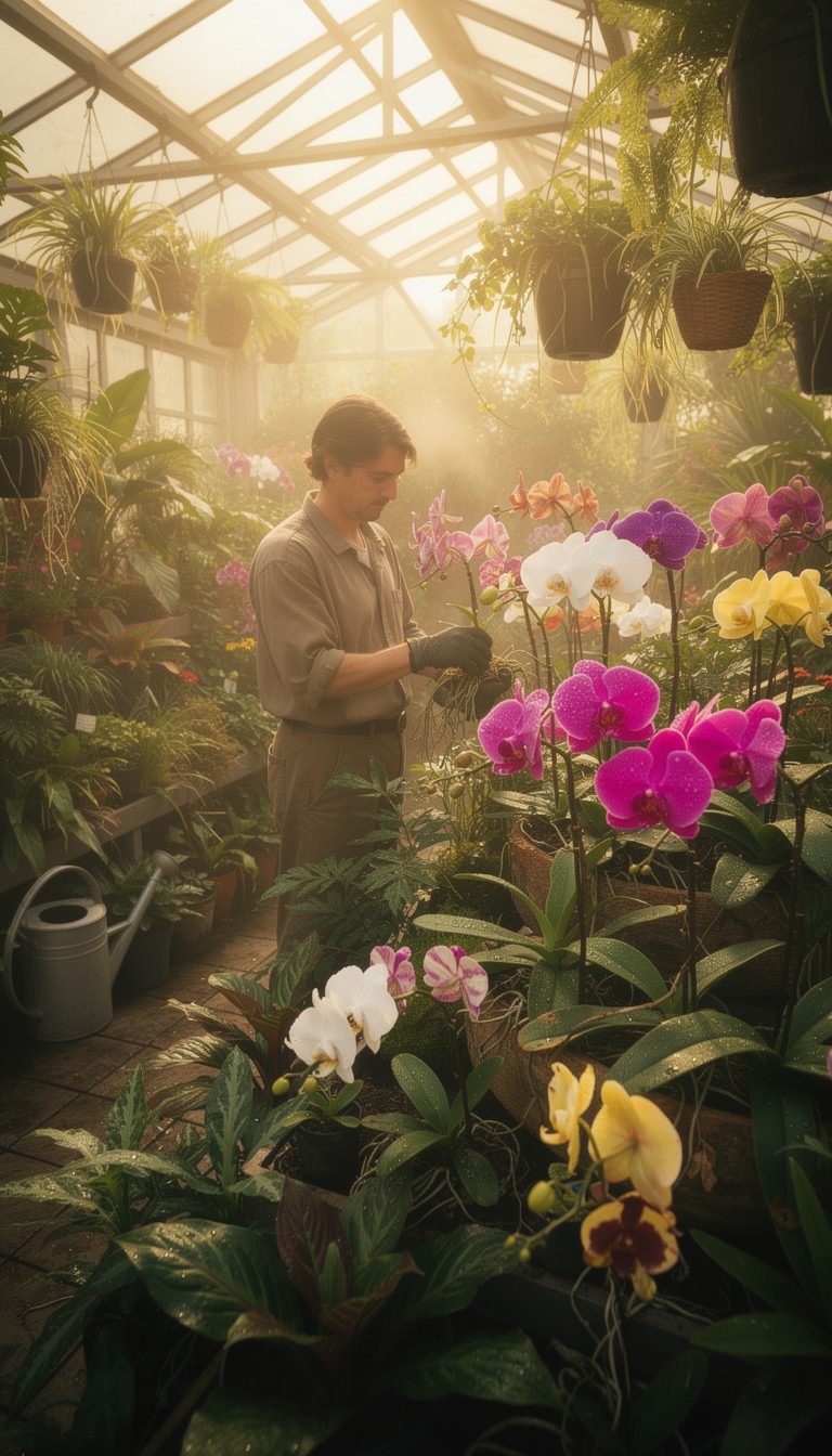 Free Greenhouse Orchid Care Image - Greenhouse, Orchids, Gardener ...