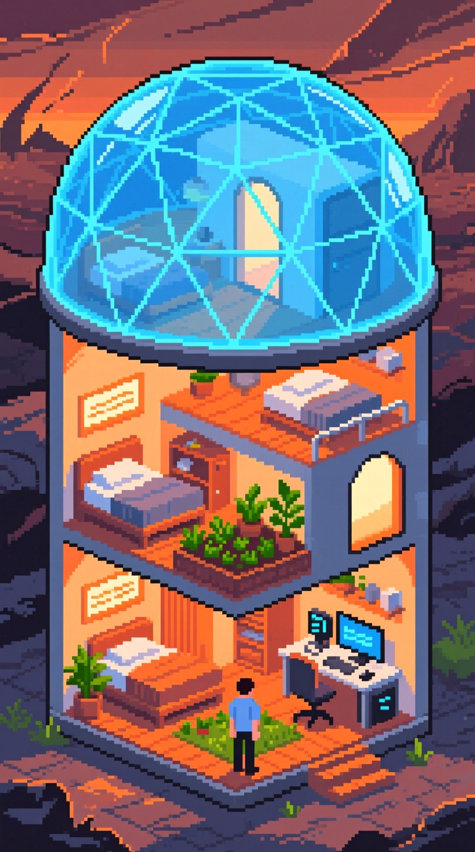 Free Dome Sweet Home Image - Pixelart, Dome, Habitat | Download at ...