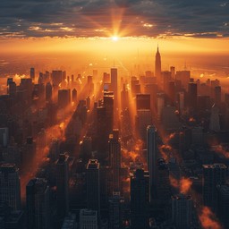 Free Urban Sunrise Haze Image - Sunrise, City, Skyline | Download at ...