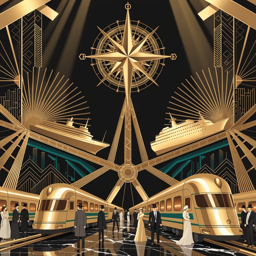 Free Art Deco Journey Image - Illustration, Vintage, Travel | Download ...