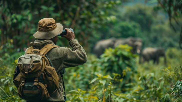 Free Elephant Watching Adventure Image - Elephant, Wildlife, Forest ...