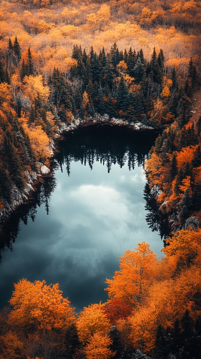 Free Autumn Lake Reflection Image - Autumn, Lake, Reflection | Download ...
