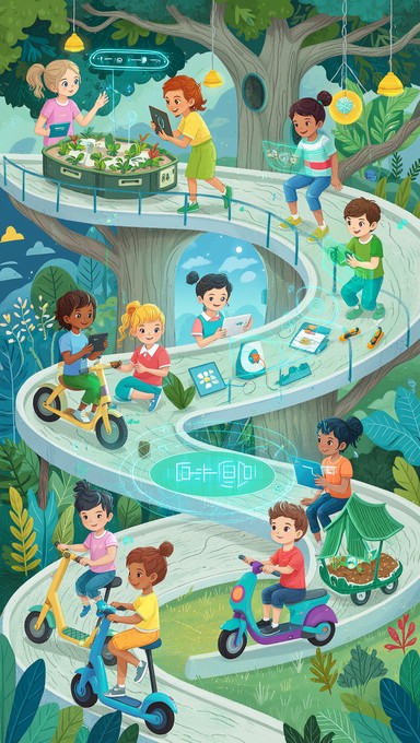 Free Future Learning Tree Image - Treehouse, Technology, Children ...