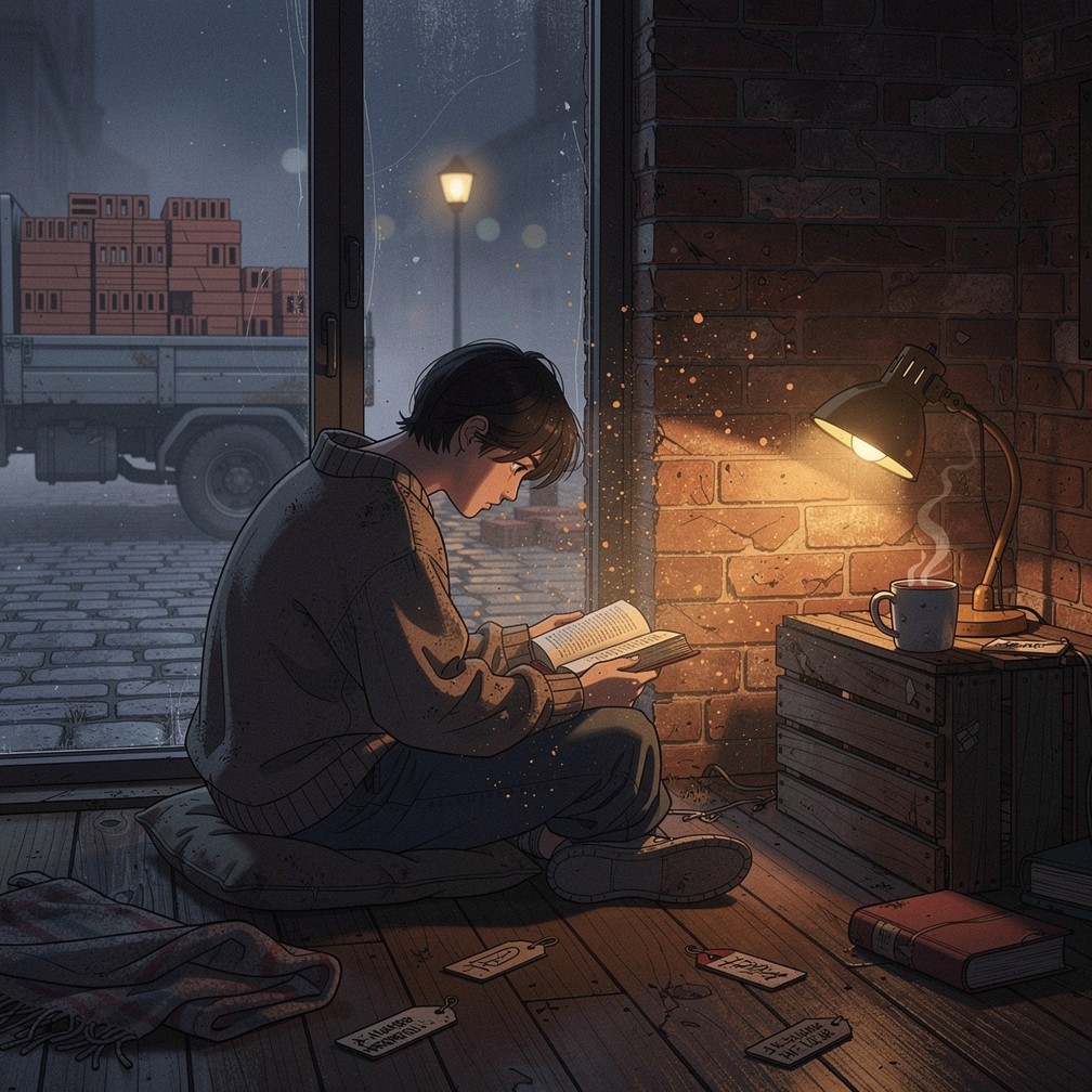 Free Midnight Reading Solitude Image - Reading, Lofi, Midnight ...