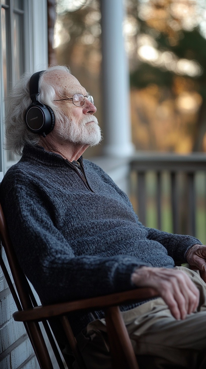 Elderly, Man, Listening | Download at StockCake