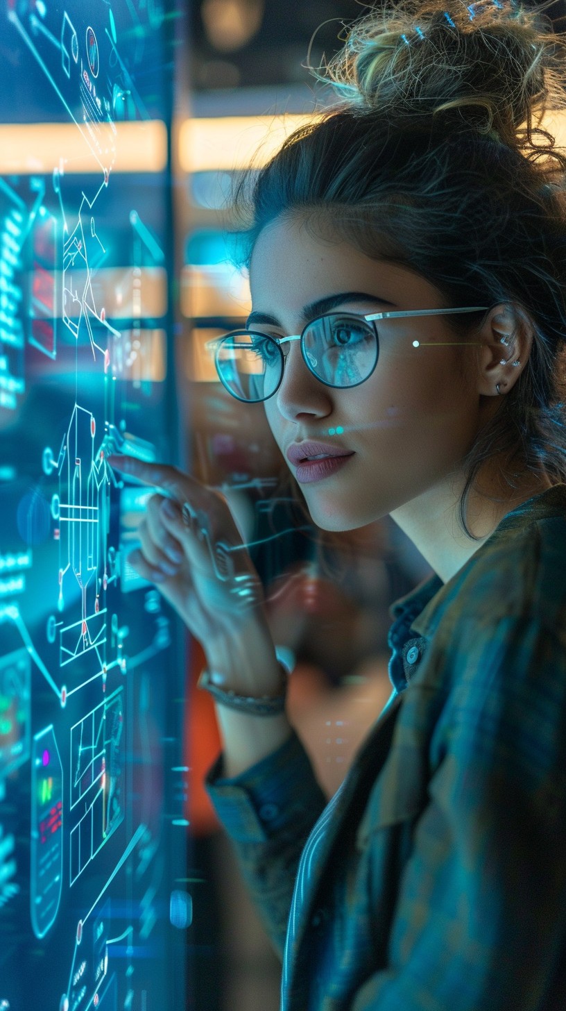 Tech Savvy Color Free Tech-savvy Visionary Image - Technology, Innovation, Futuristic ...
