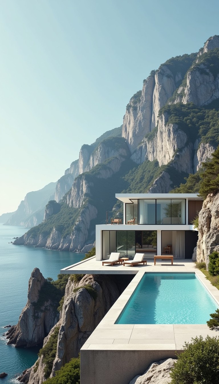 Free Cliffside Architectural Marvel Image - Cliffside, Modern ...