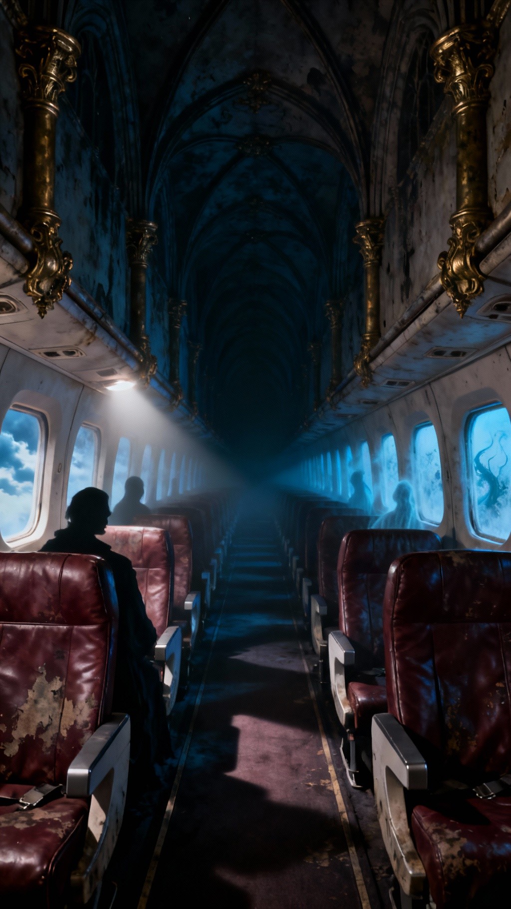 Spooky Flight Free Haunted Flight Journey Photo - Gothic, Airplane, Haunting ...