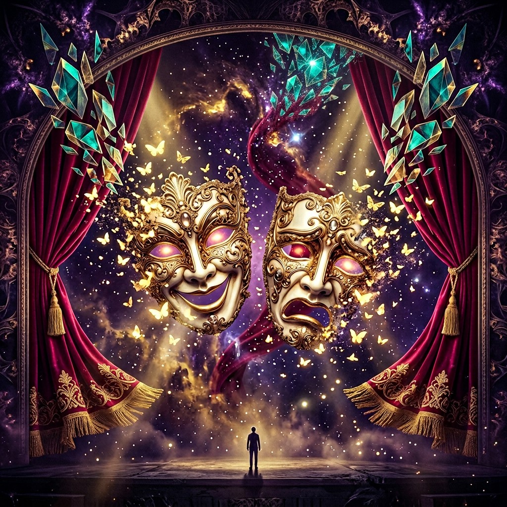 Free Theatrical Magic Transforms Image - Theater, Theatrical, Masks ...