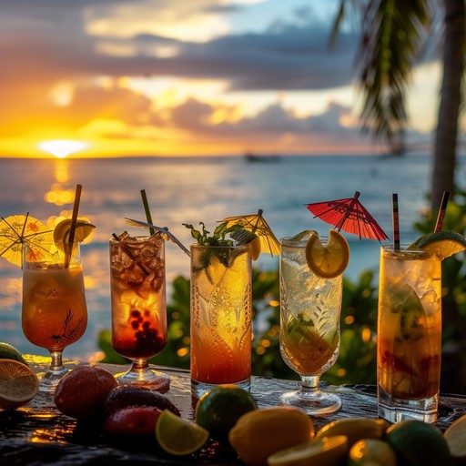 Rest Cocktail Repeat Free Tropical Sunset Drinks Image - Sunset, Tropical, Ocean | Download ...