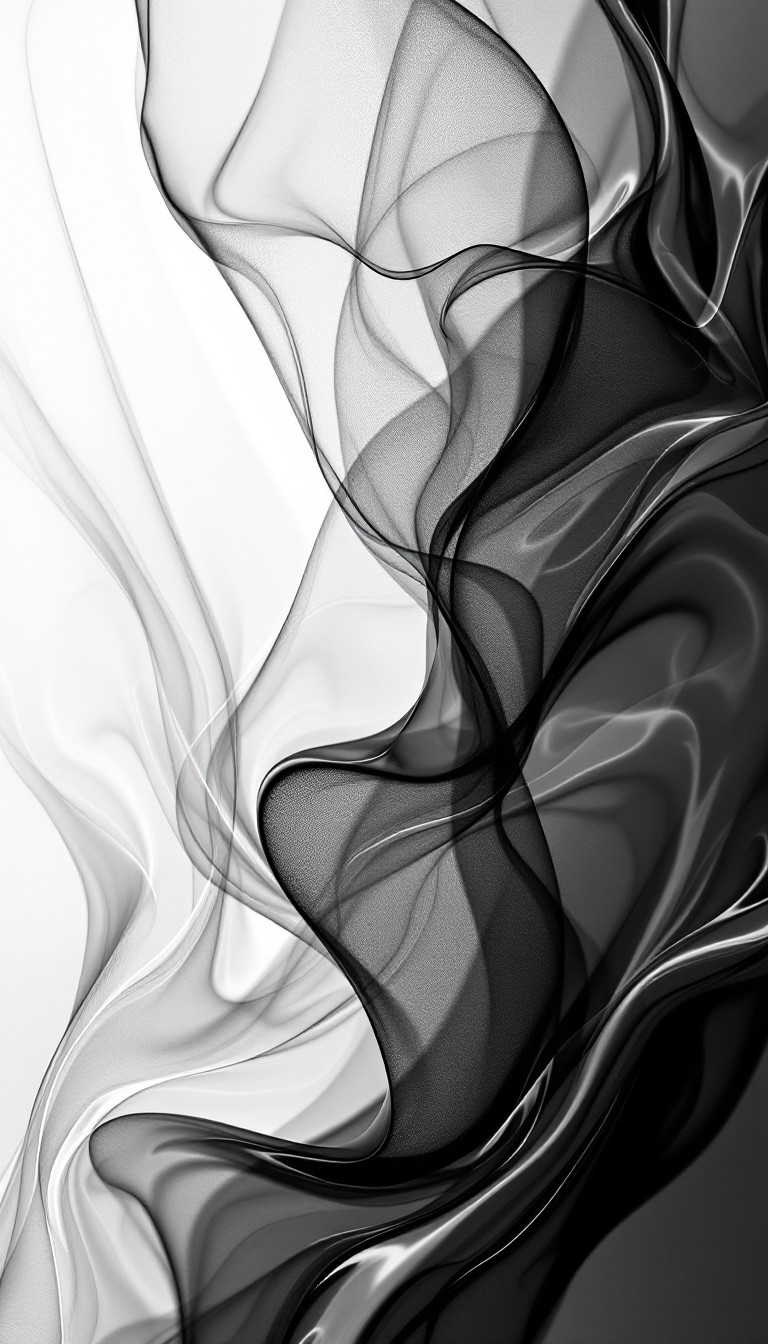 Free Flowing Shadow Dance Image - Abstract, Minimal, Monochrome ...