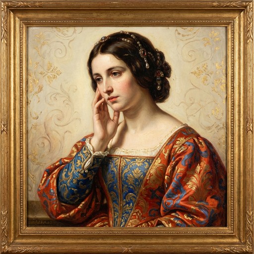 Red Renaissance Painitng Free Renaissance Woman Portrait Image - Portrait, Woman, Renaissance ...