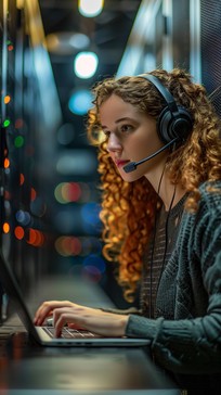 Free Tech Support Professional Image - Technology, Woman, Server ...