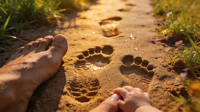 Free Journey Together Forward Image - Family, Footprints, Journey ...