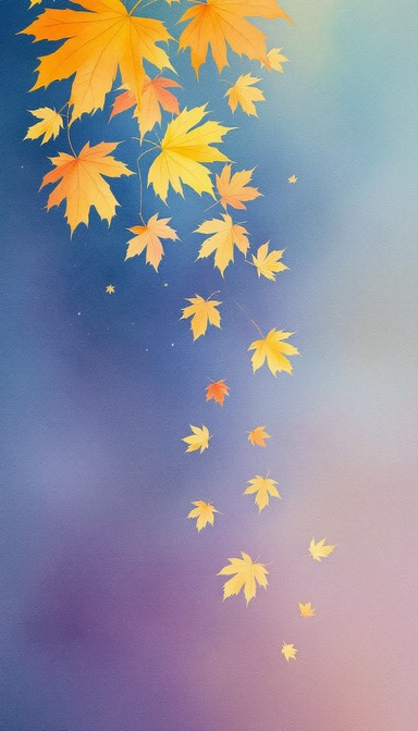 Free Falling Autumn Leaves Image - Watercolor, Autumn, Leaves ...