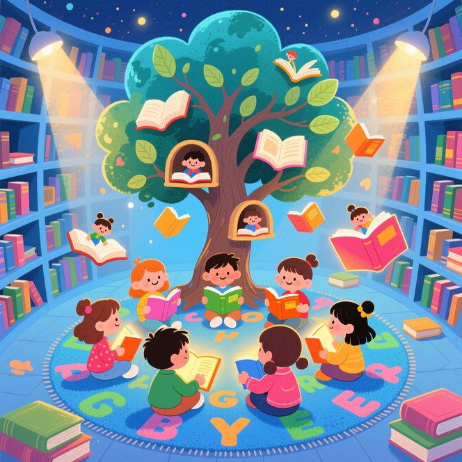 Reading Anim@tion Free Animated Reading Adventure Image - Animated, Children, Reading ...