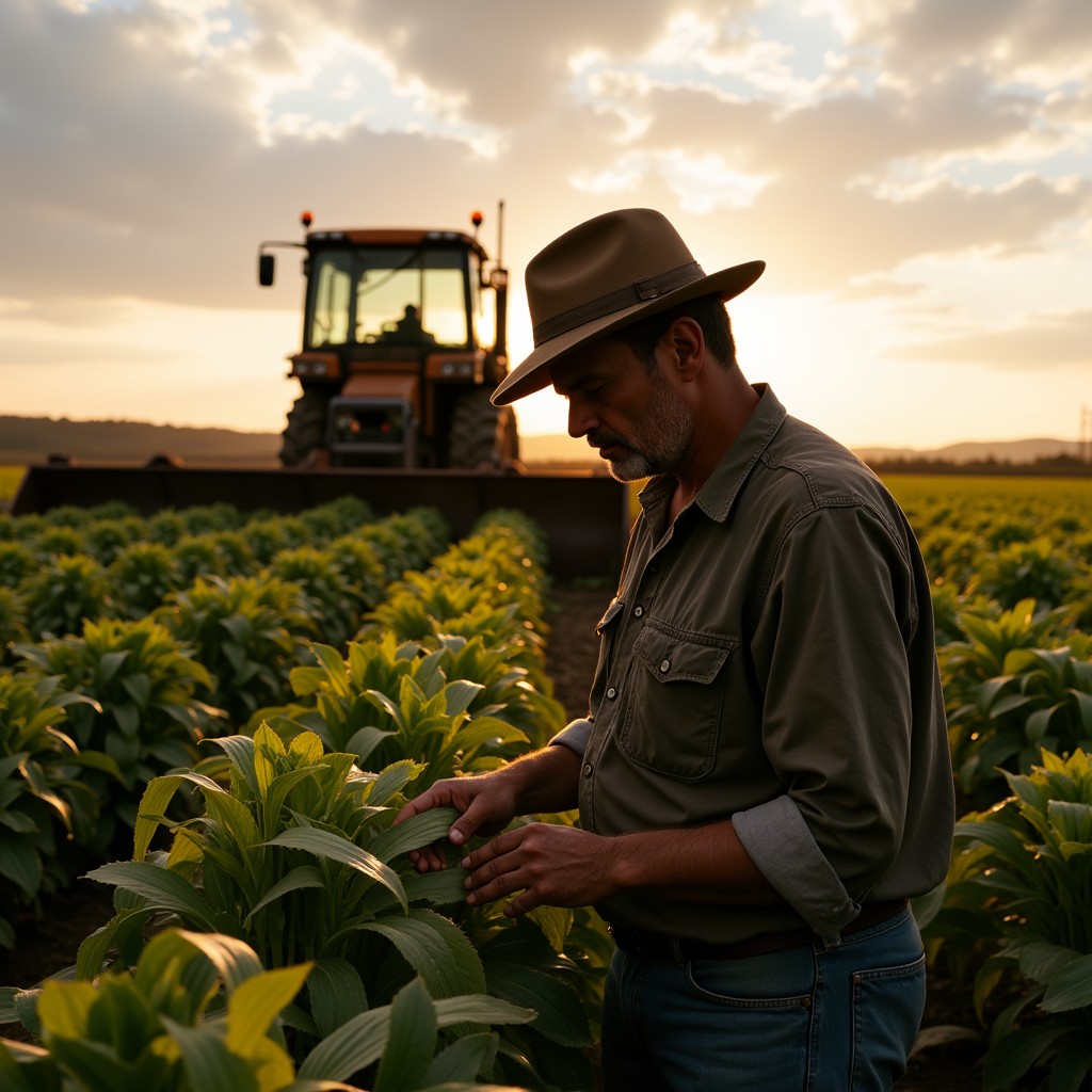 Photo Crop Inspection Free Sunset Crop Inspection Image - Agriculture, Farming, Sunset ...