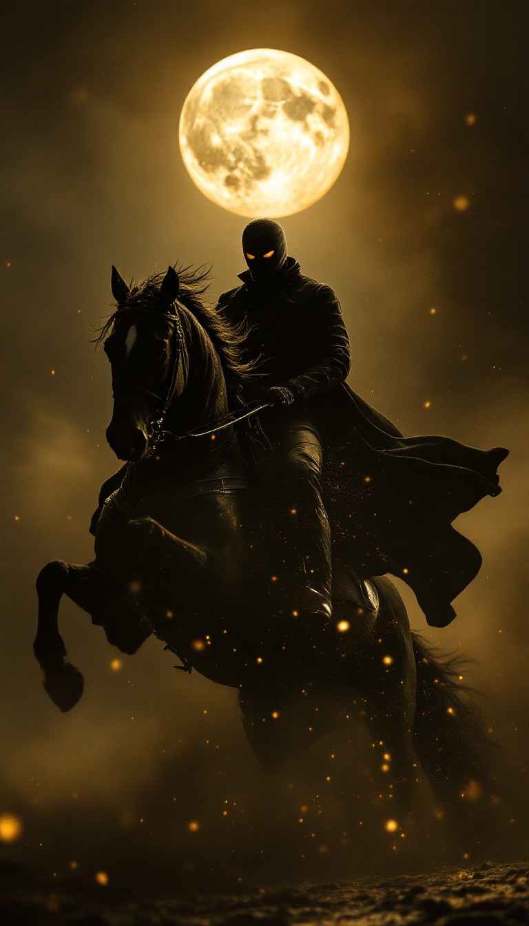 Free Moonlit Midnight Rider Image - Moonlight, Silhouette, Horse ...