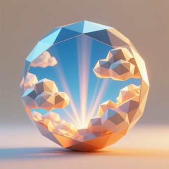 Free Crystalline Sky Sphere Image - 3d, Sphere, Geometric | Download at ...