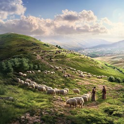 Free Shepherd with Sheep Image - Shepherd, Sheep, Valley | Download at ...